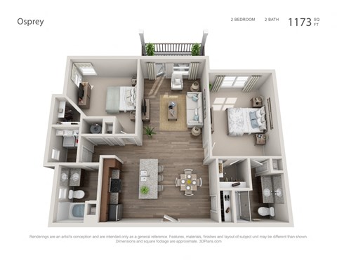 Osprey Floor Plan at Echo Lake, Florida